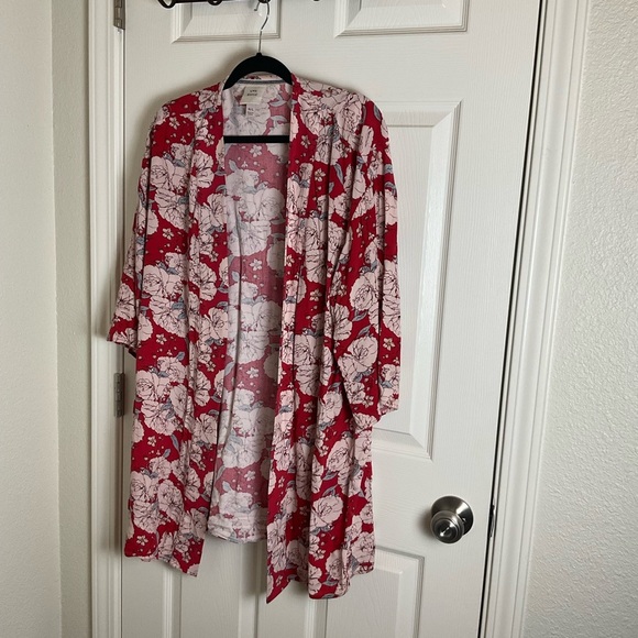 Knox Rose M/L woman’s Floral Kimono Cardigan - Picture 6 of 6
